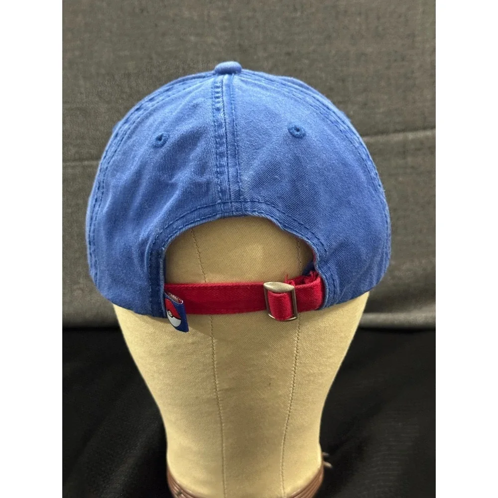 Bioworld Pokémon Baseball Cap Boy One Size Blue Pokeball logo Adjustable Dad Hat